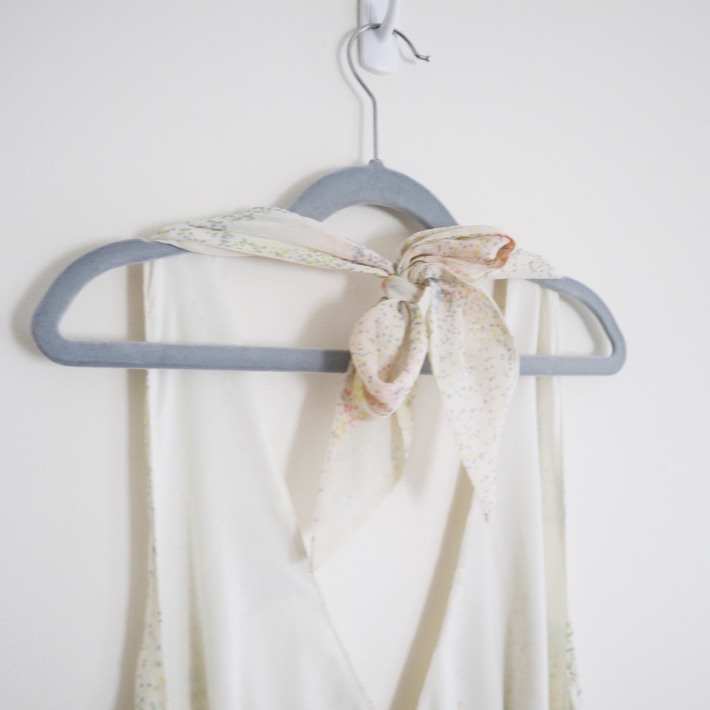 Madewell Eliot Silk Starburst Halter Maxi Dress - Picture 10 of 16